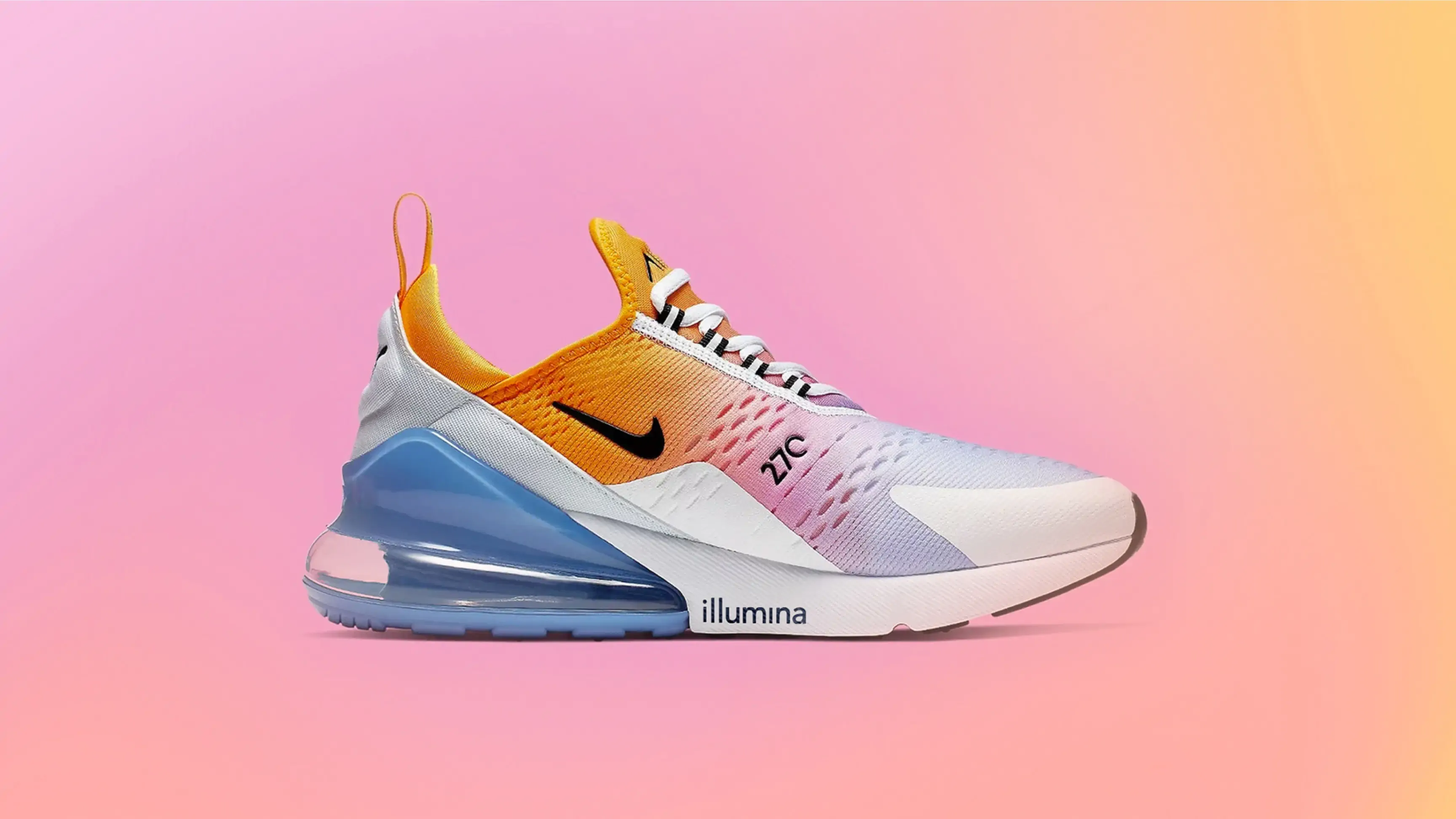 Custom Nike sneakers with Illumina branding